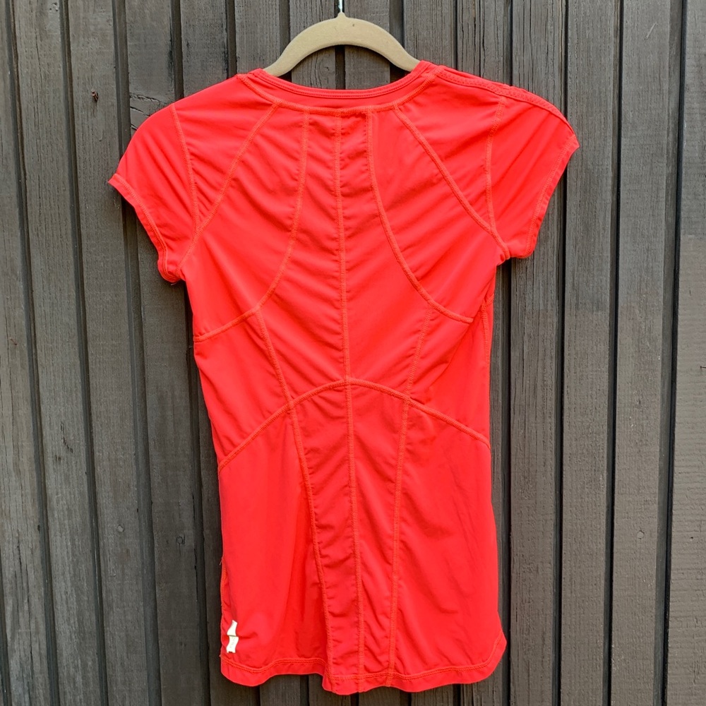 Zella workout tee shirt top coral XS - Picture 4 of 6